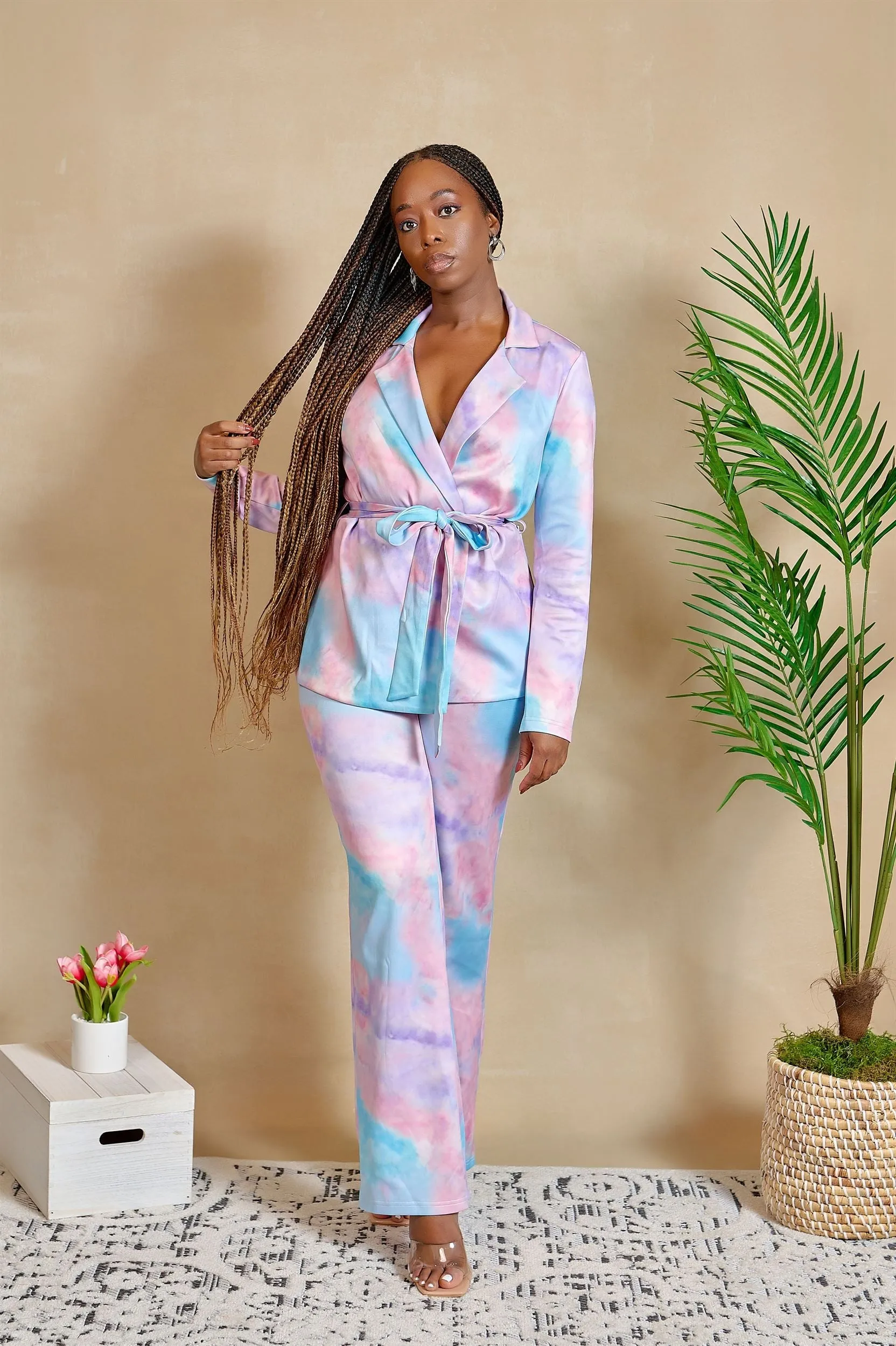 Girls Just Wanna Have Fun Tie-Dye Suit Set