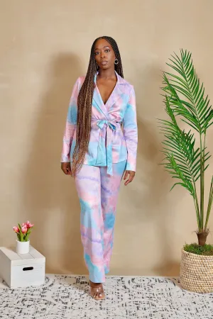 Girls Just Wanna Have Fun Tie-Dye Suit Set