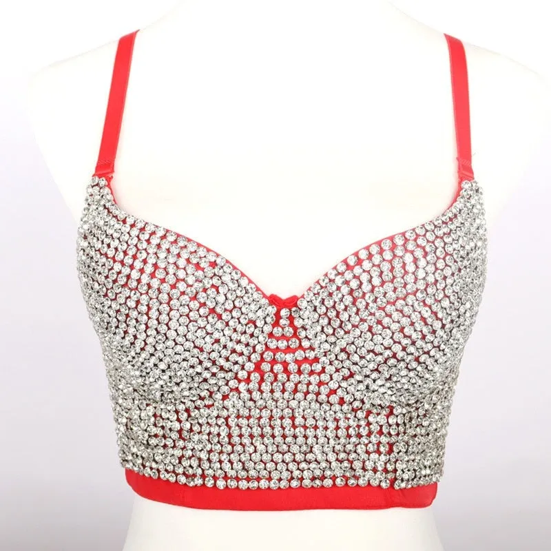 Hand-made Diamond Bralette Bustier