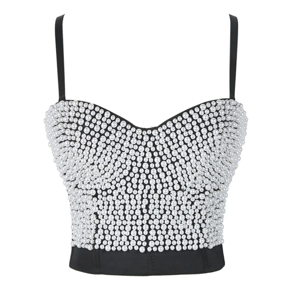Hand-made Diamond Bralette Bustier