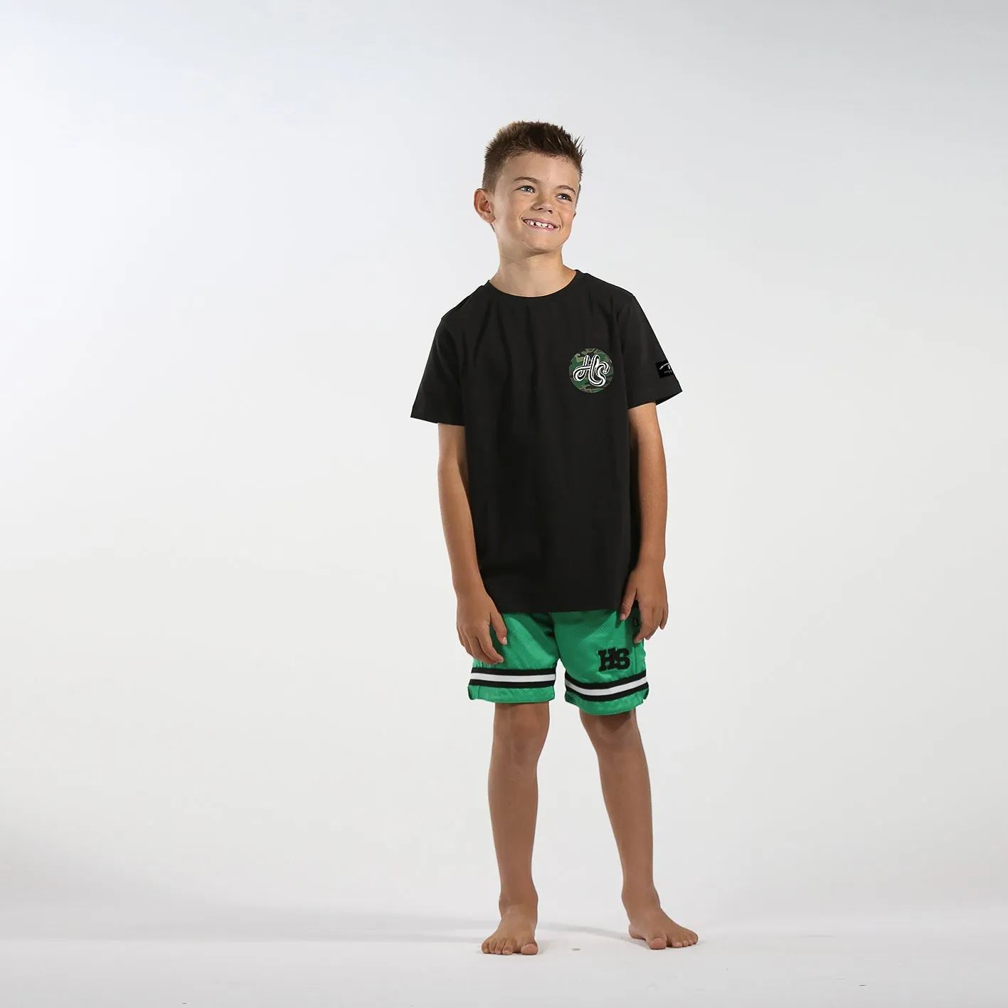 Hello Stranger Varsity Short - Green