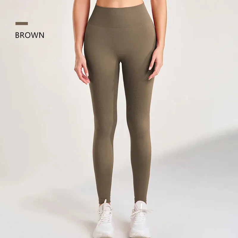High Waist Slimming Yoga Leggings Fast Dry for Women Fitness