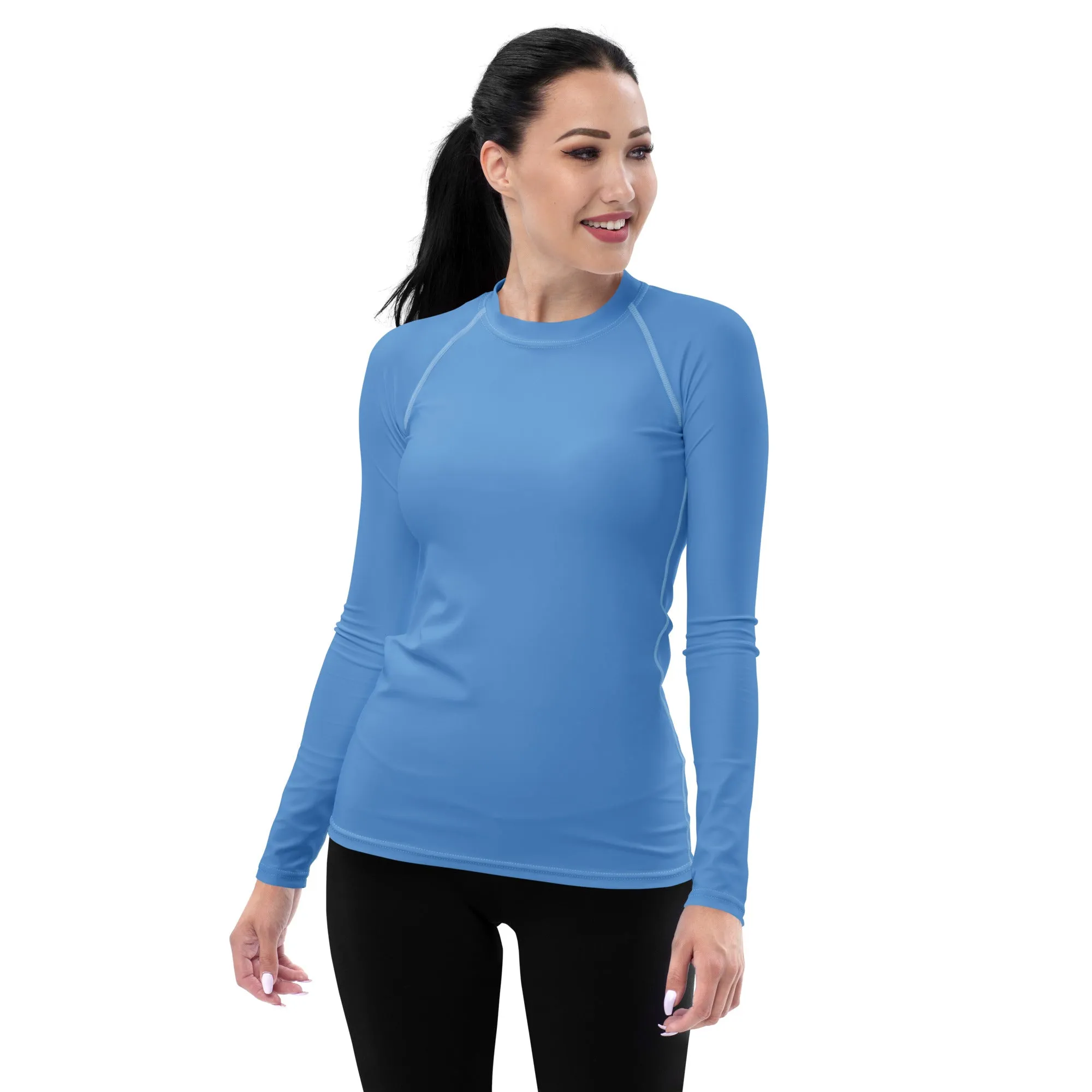 Humble Sportswear™ Jordan Blue Sports Rash Guard