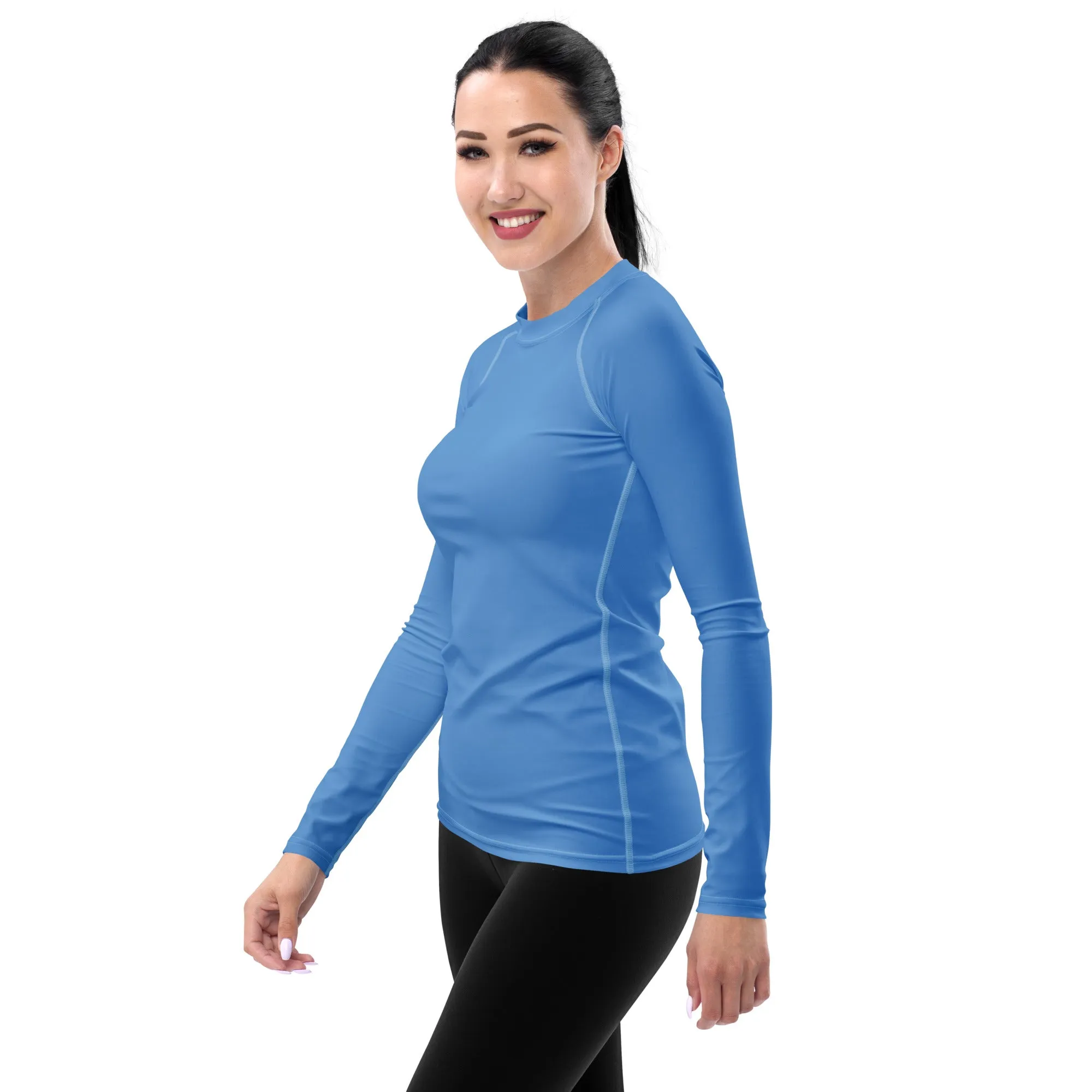 Humble Sportswear™ Jordan Blue Sports Rash Guard