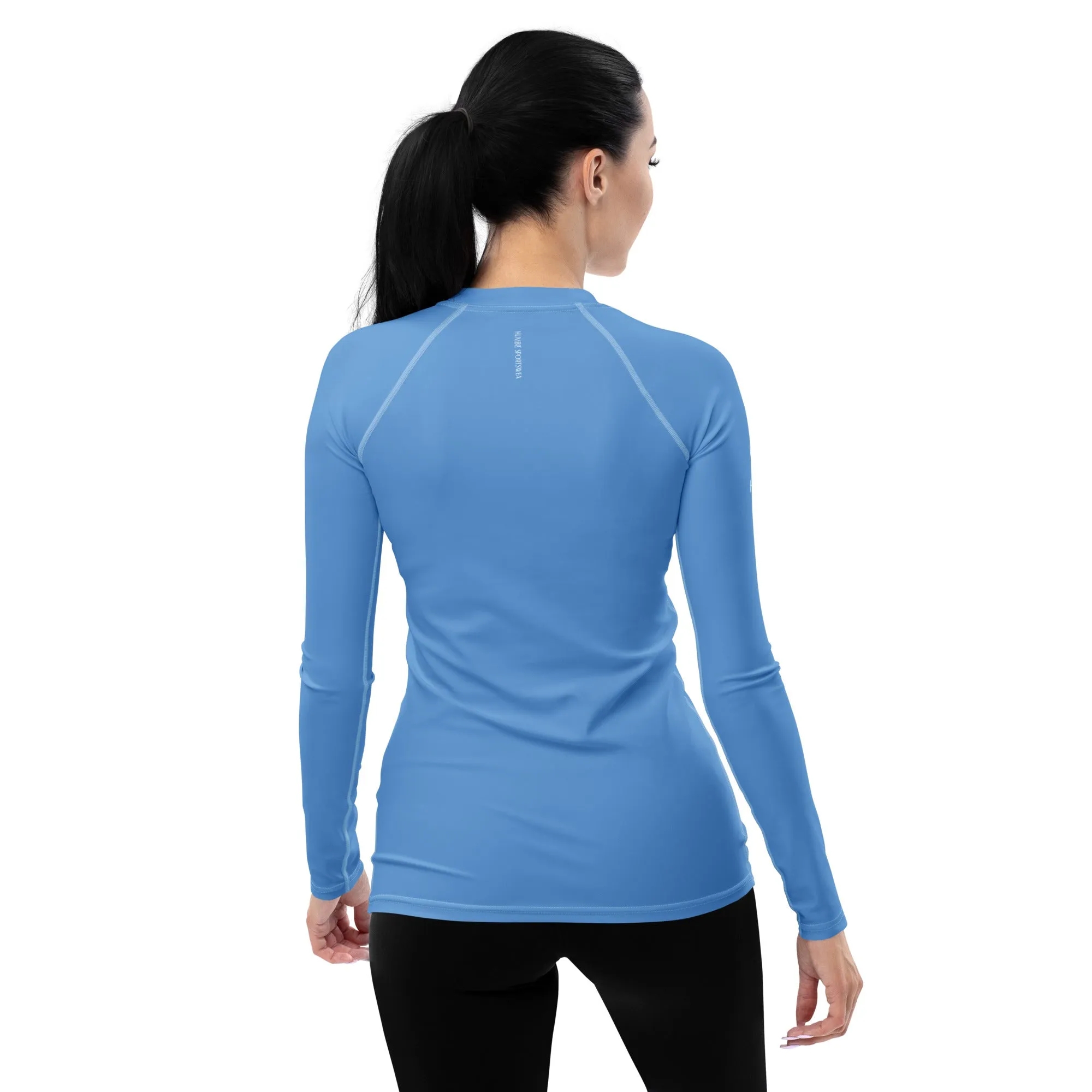Humble Sportswear™ Jordan Blue Sports Rash Guard