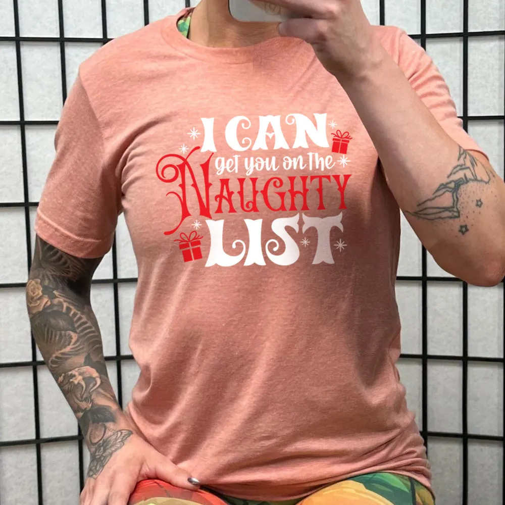 I Can Get You On The Naughty List Shirt Unisex