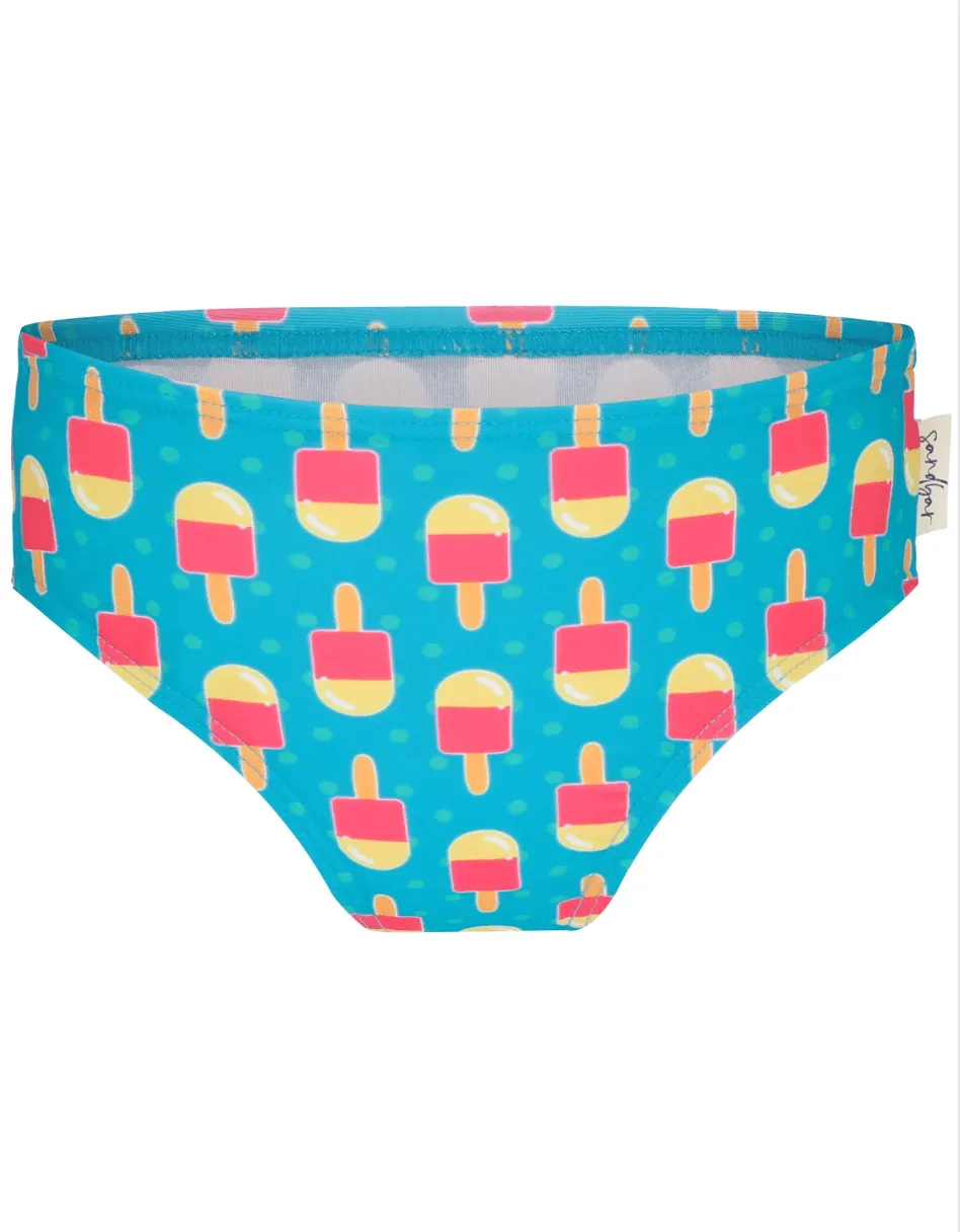 Ice Lolly Rash Guard Bikini Set