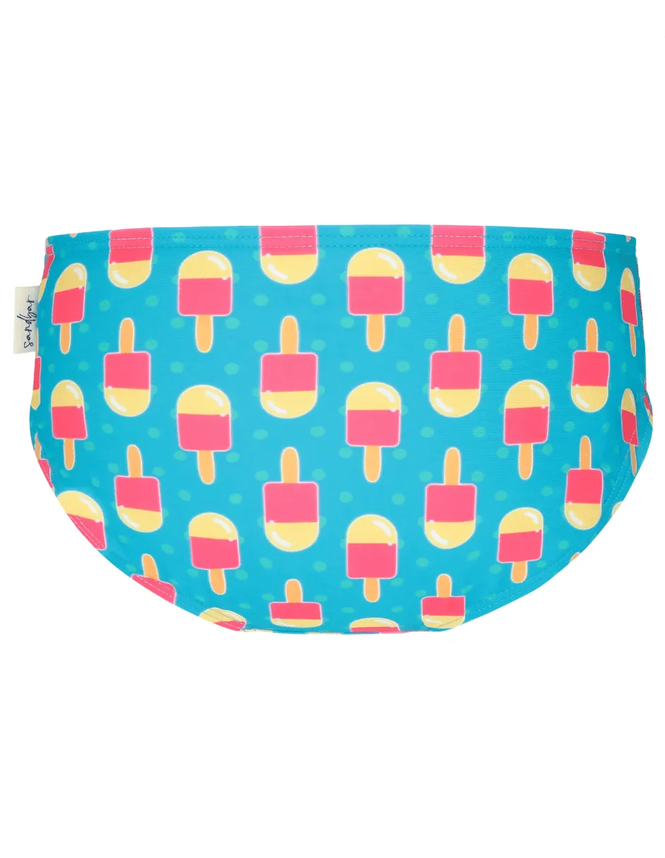 Ice Lolly Rash Guard Bikini Set