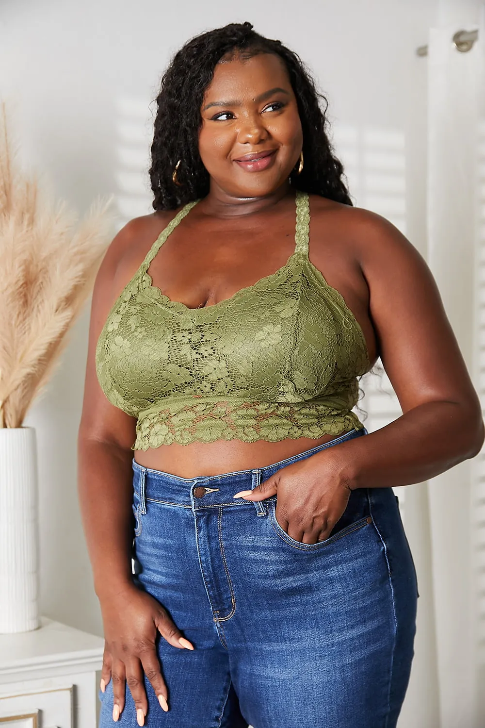 JadyK* Deluxe Juliette Bralette (olive)