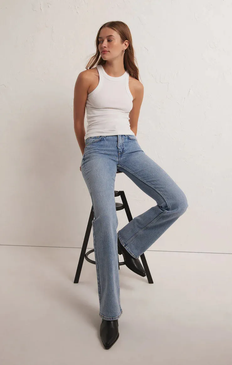 Lily Rib Tank White