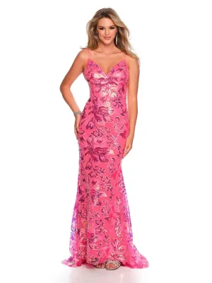 Long Evening Dress by Dave and Johnny 11447