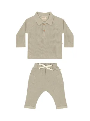 Long Sleeve Polo Set