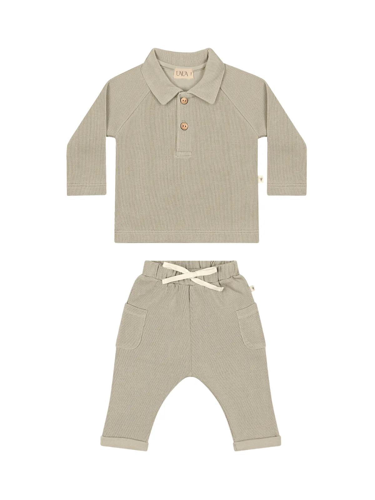 Long Sleeve Polo Set