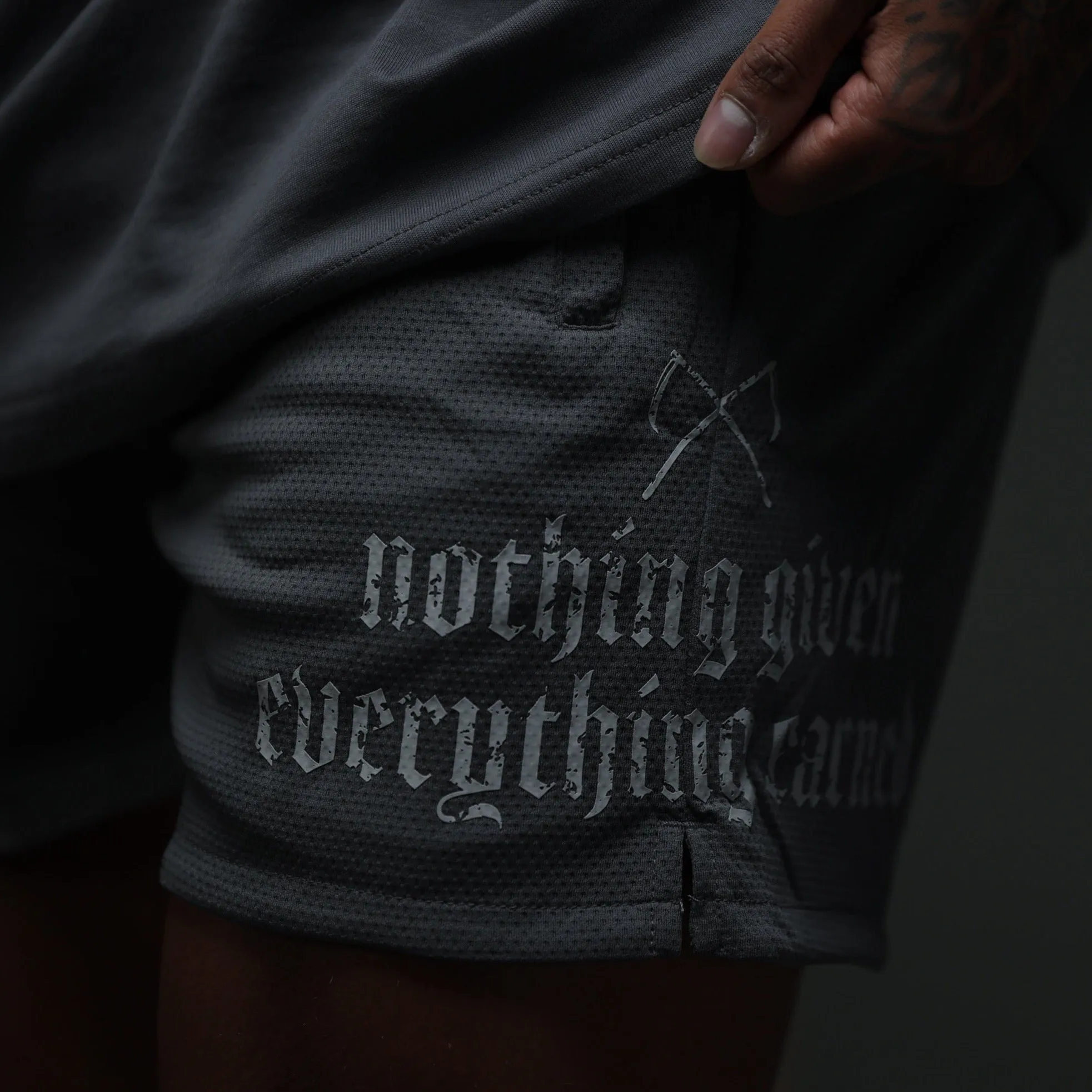 Mantra Shorts - Charcoal