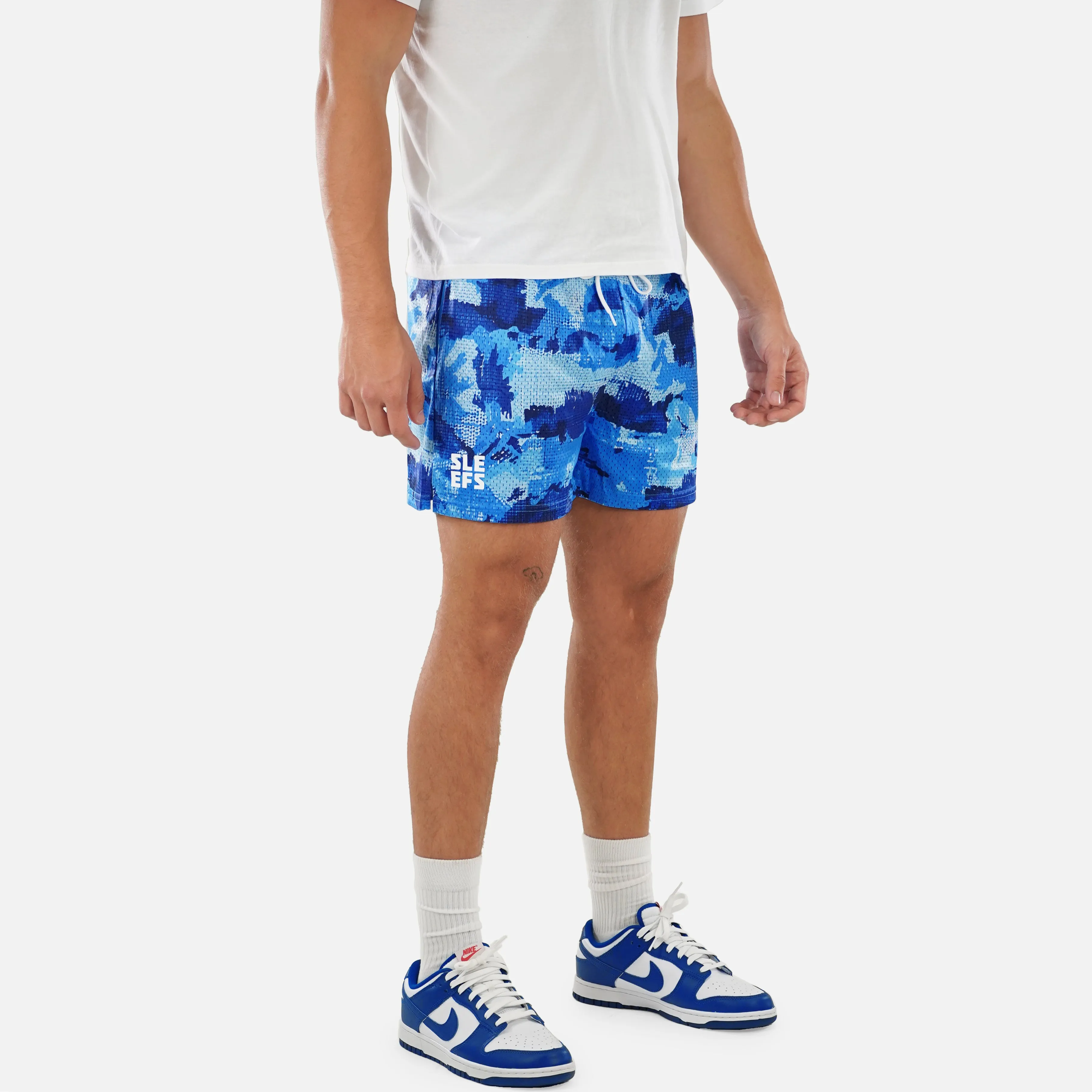 Marine Blue Camo Shorts - 5"
