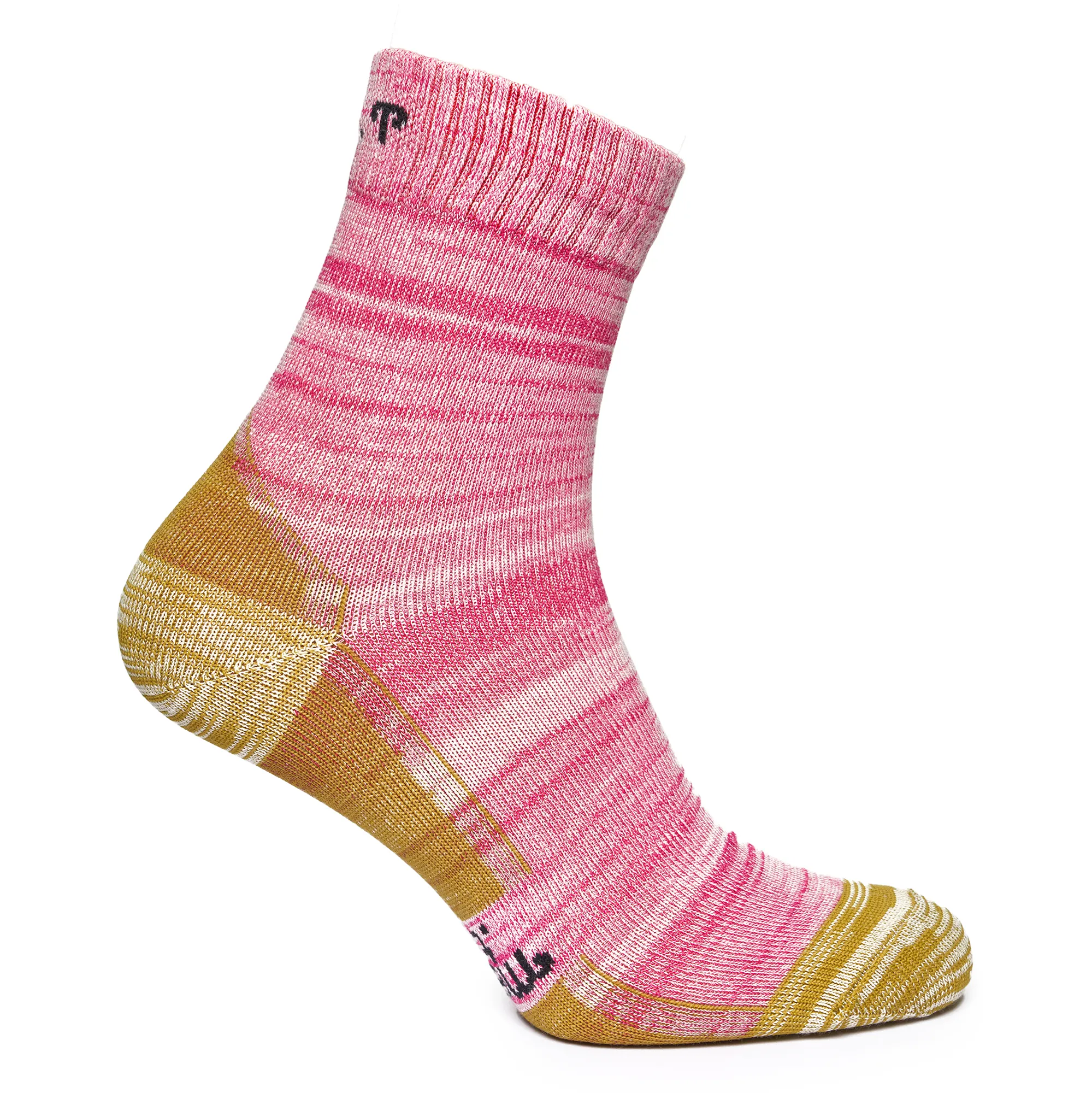 Merino Wool Running Socks - (Pack of 2) Beetroot Olive