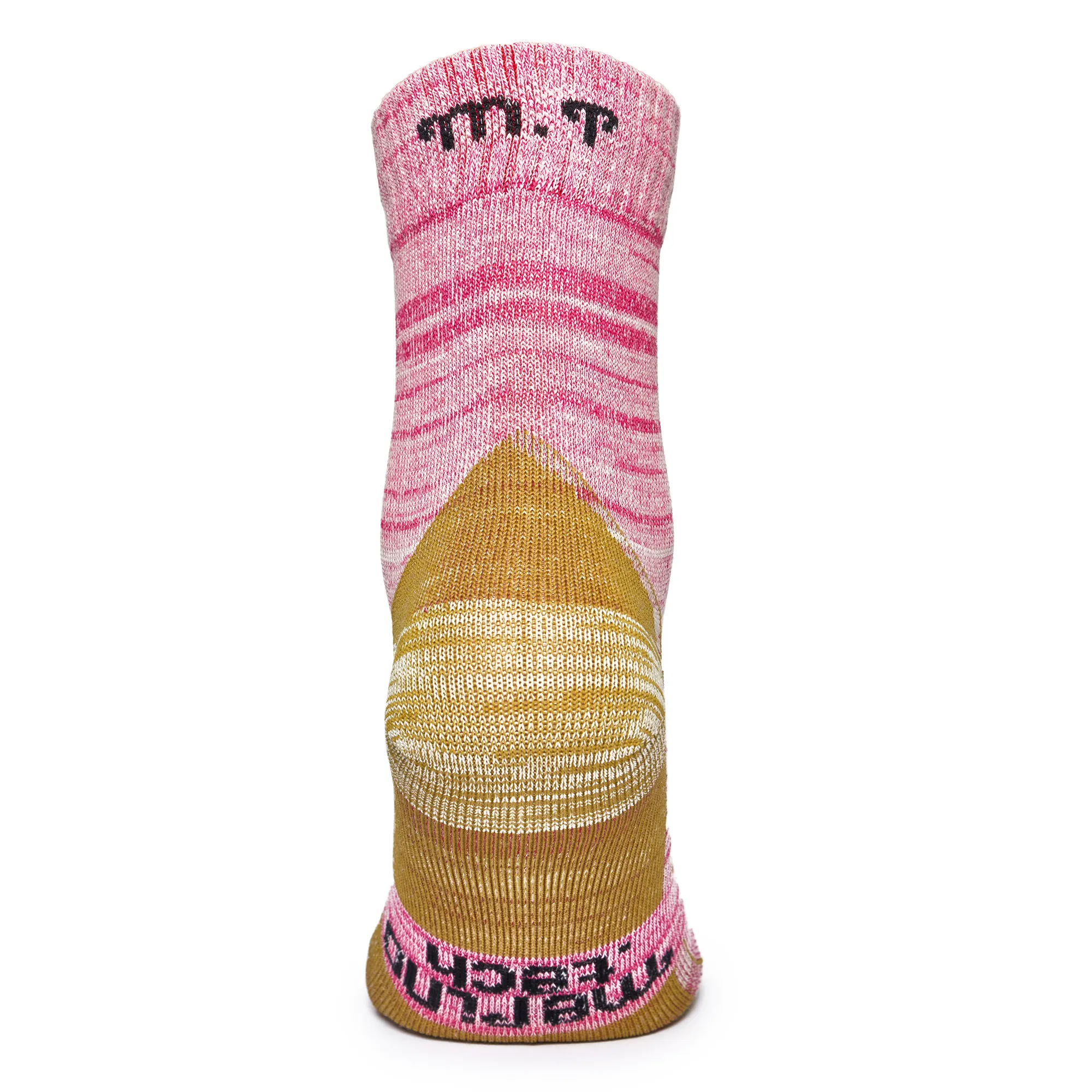 Merino Wool Running Socks - (Pack of 2) Beetroot Olive