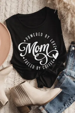 Mom Powered By Love Muscle Tank Top