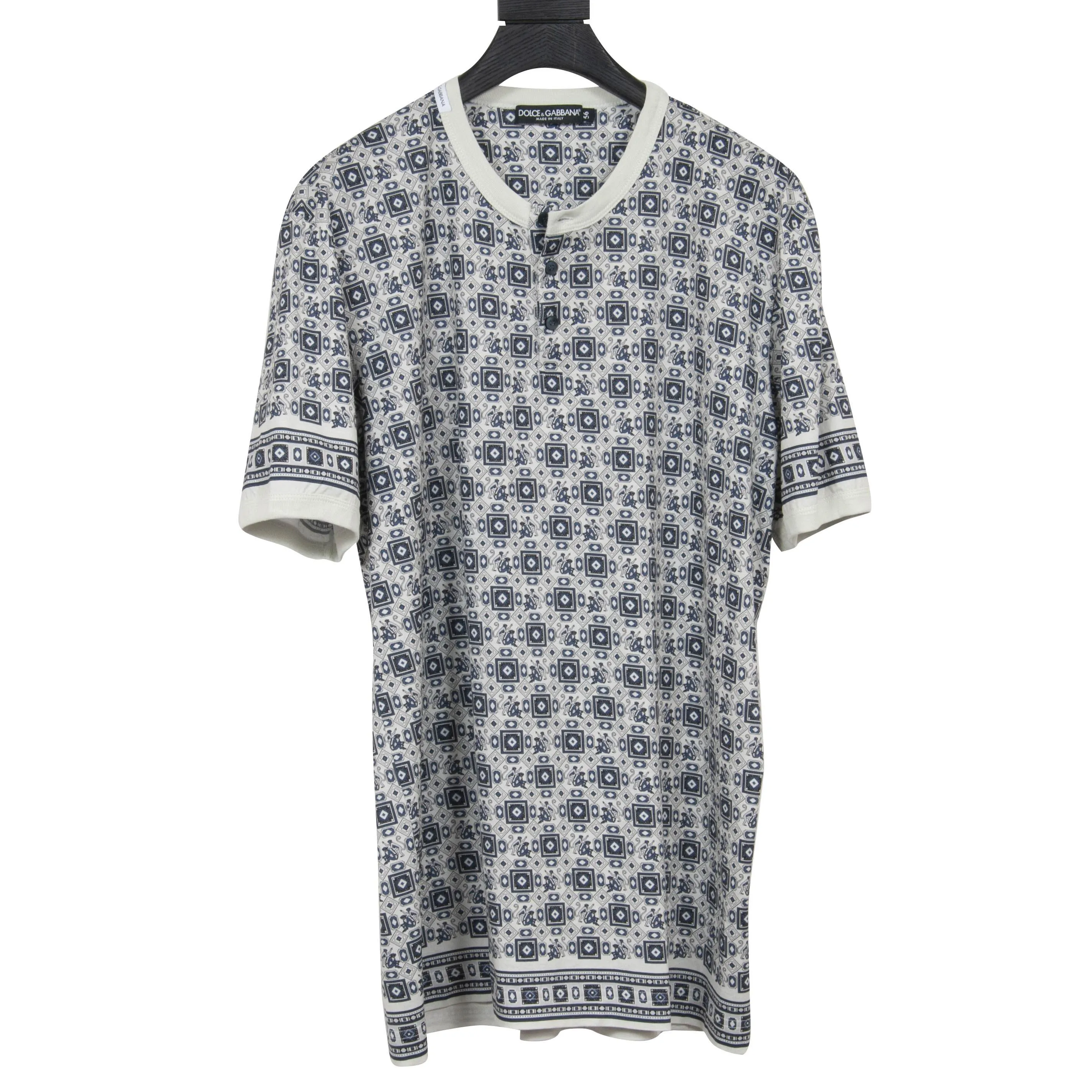 Monkey Print Henley
