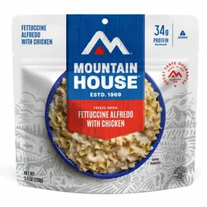 Mountain House FETTUCCINE ALFREDO with CHICKEN Pouch (2 Servings)