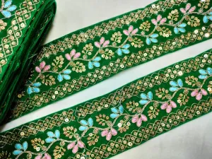 Multicolor Embellished Trim