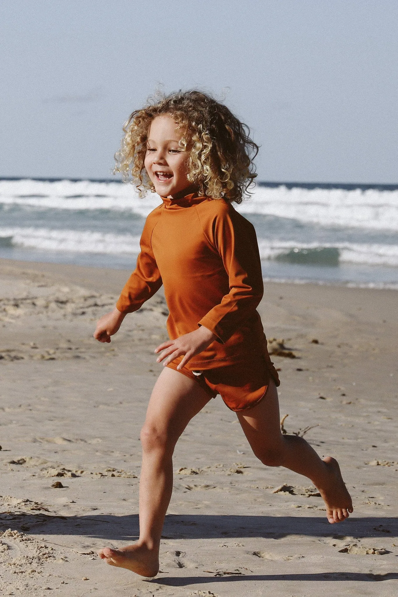Nella Kids Rash Shirt - Rust