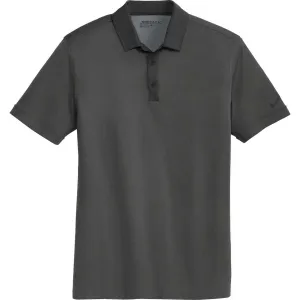 Nike Golf Men's Black Heather Dri-FIT Heather Pique Modern Fit Polo
