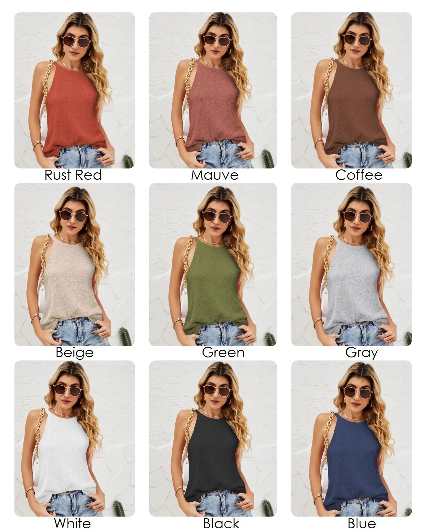 Nivea Knit Tank | 9 colors |