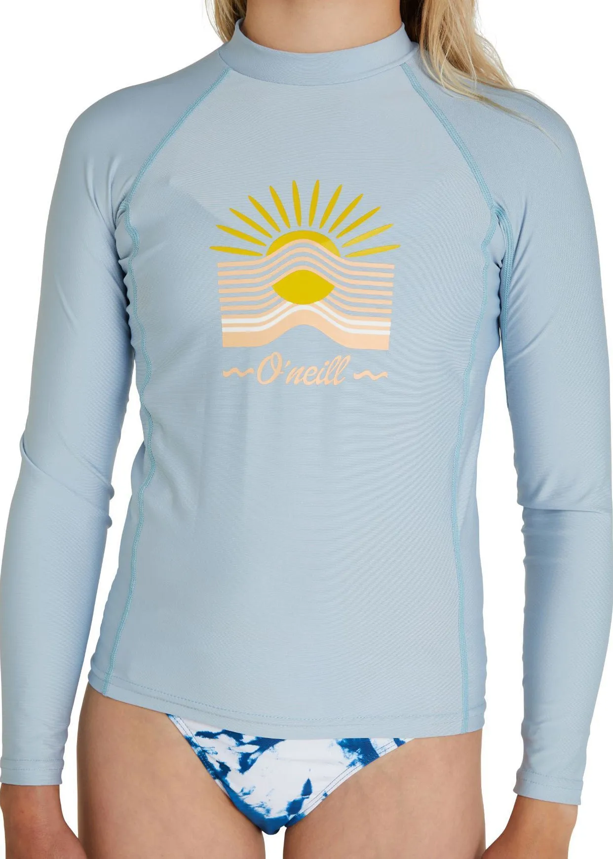 O'Neill girls UV rash tops - Kentucky blue long