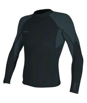 O'Neill Hyperfreak 1.5mm L/S Top-Gunmetal/Cadet Blue