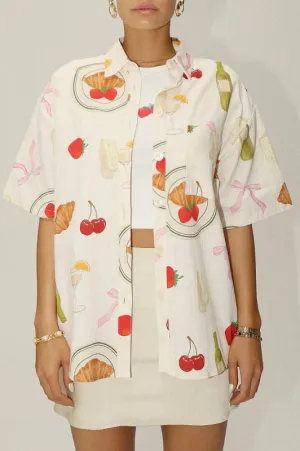 picnic blouse - off white