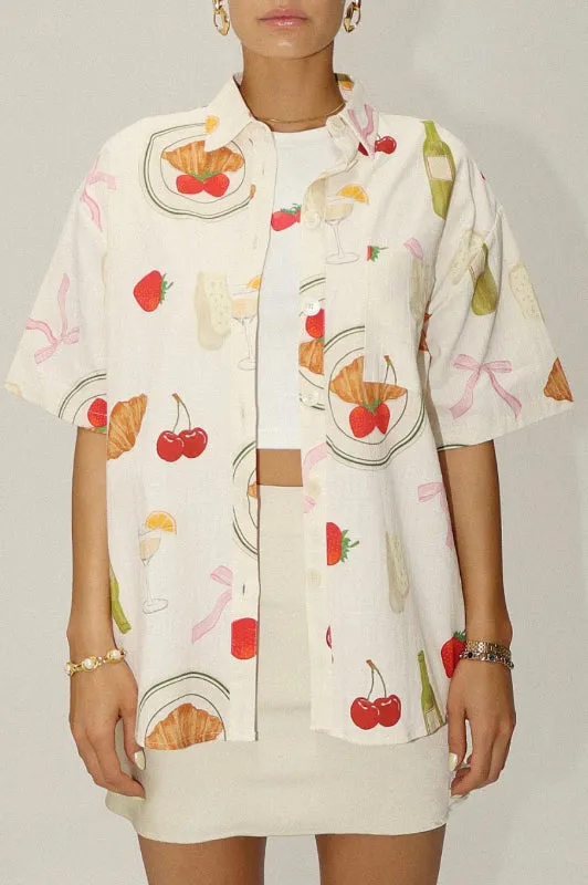 picnic blouse - off white