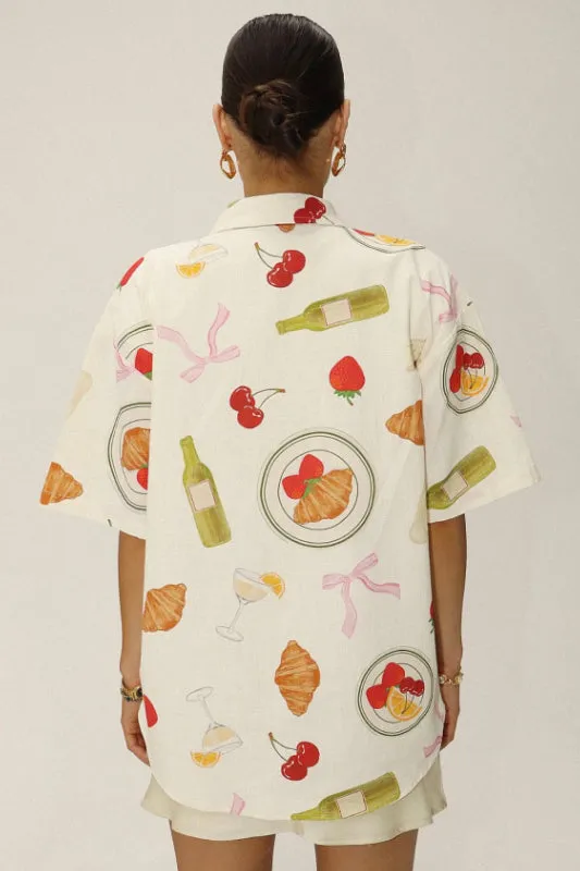 picnic blouse - off white