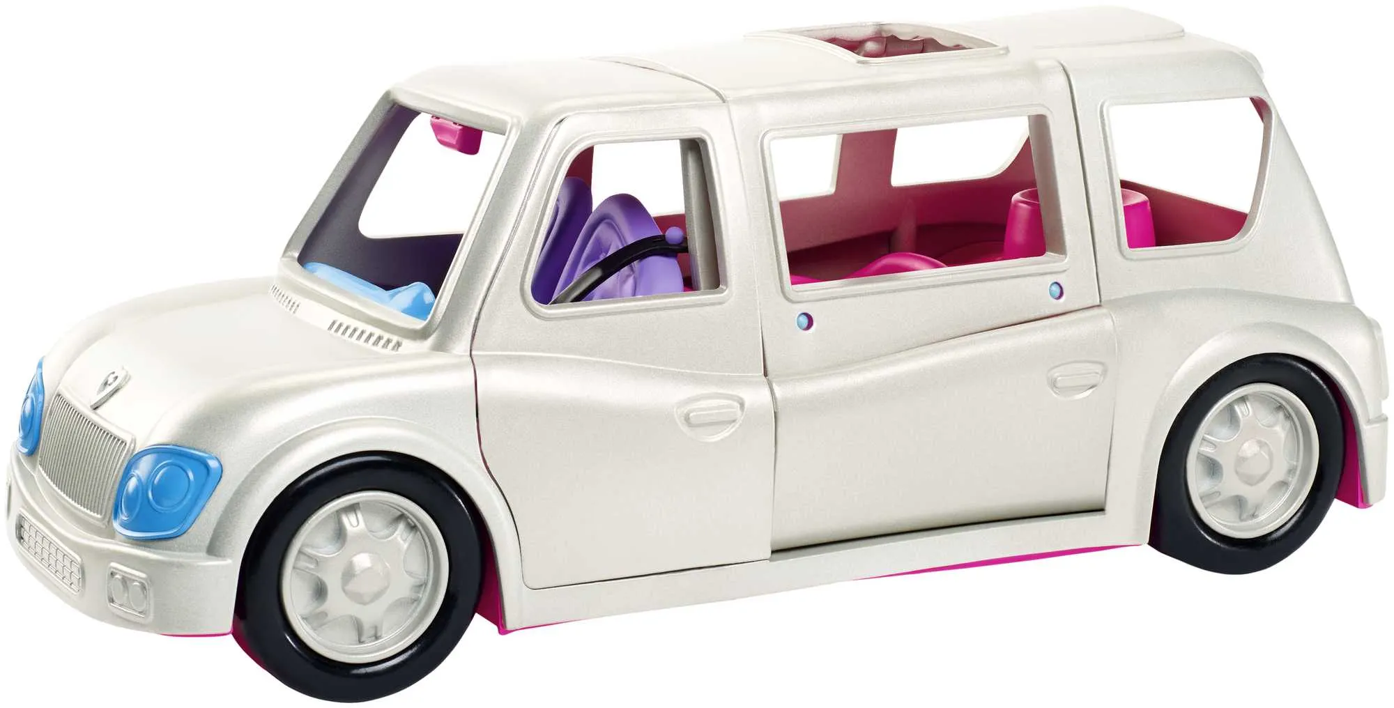 Polly Pocket Vehicle Toy With 3-Inch Doll & 14 Fashion Accessories, Arrive in Style Limo Playset