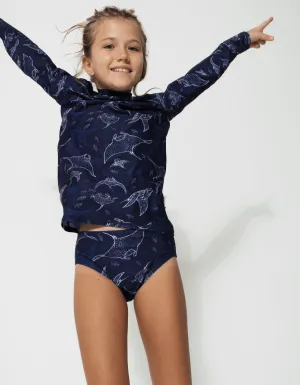 Rash Guard Bikini Set Ocean Manta