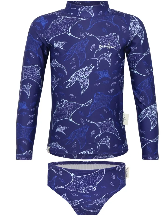 Rash Guard Bikini Set Ocean Manta