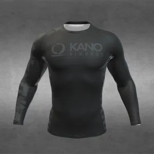 Rashguard Maneca Lunga KANO KIMONOS Signature 2.0 - Negru - Barbati