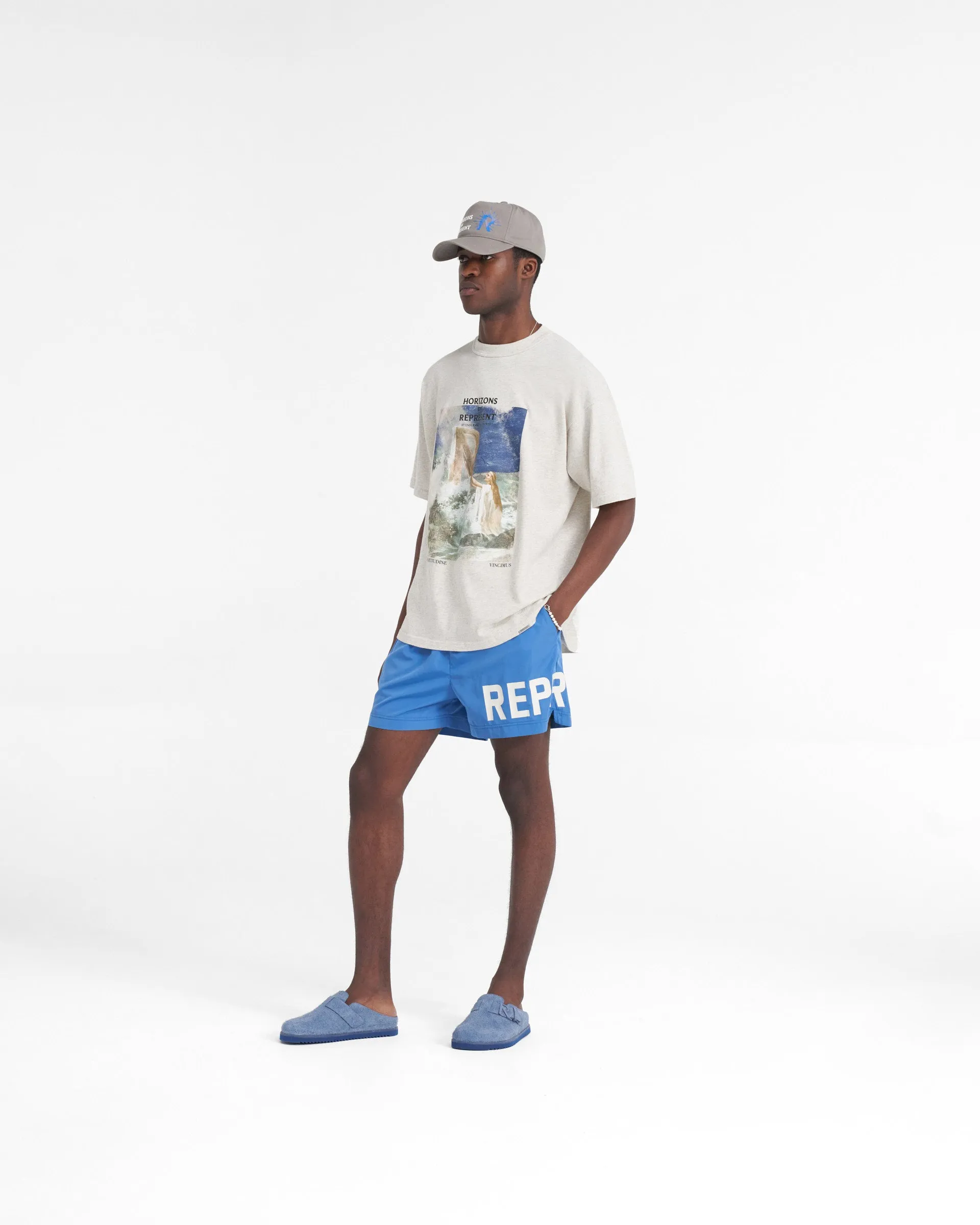 Represent Swim Short - Sky Blue
