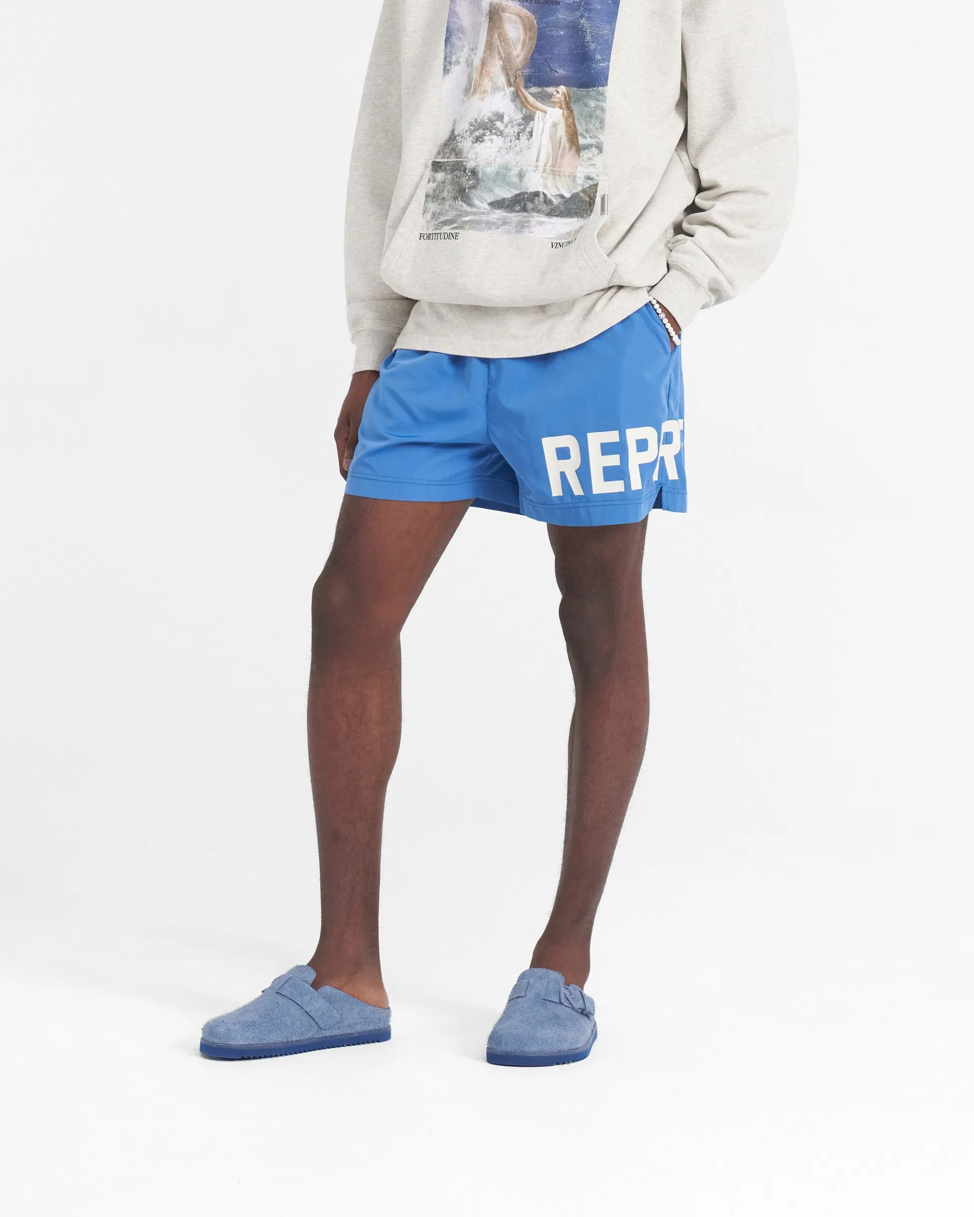 Represent Swim Short - Sky Blue