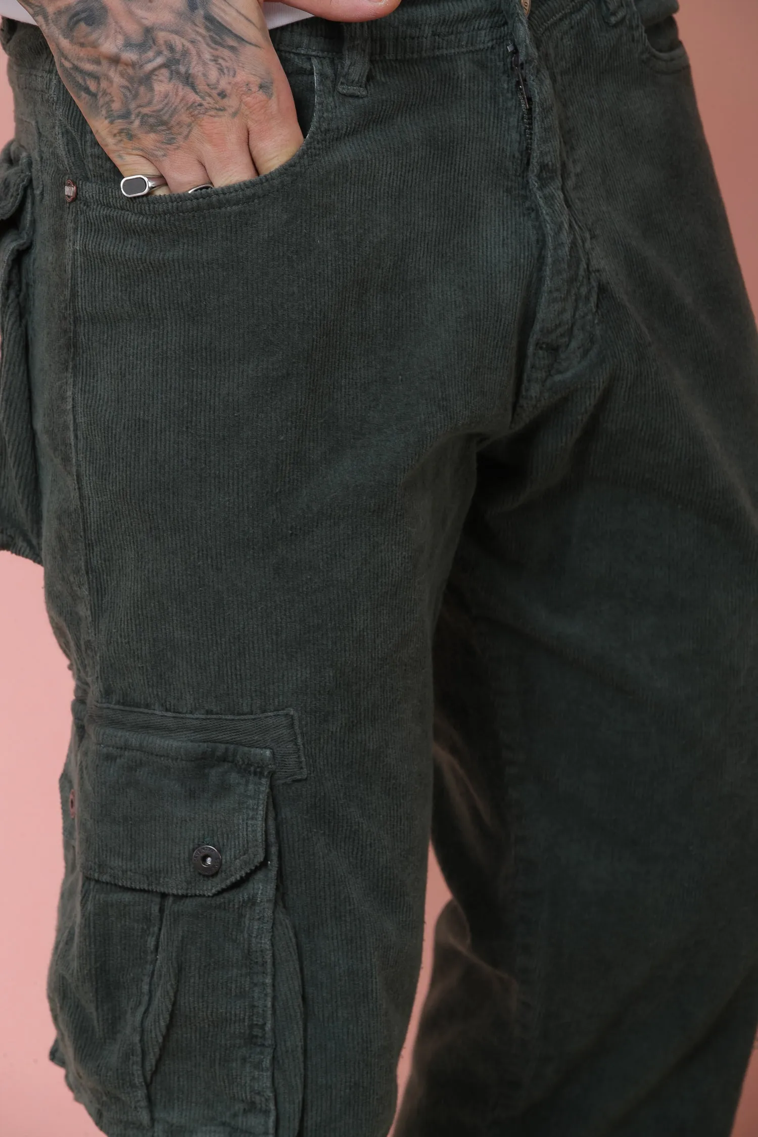 RFD Corduroy Grey Cargo for Men