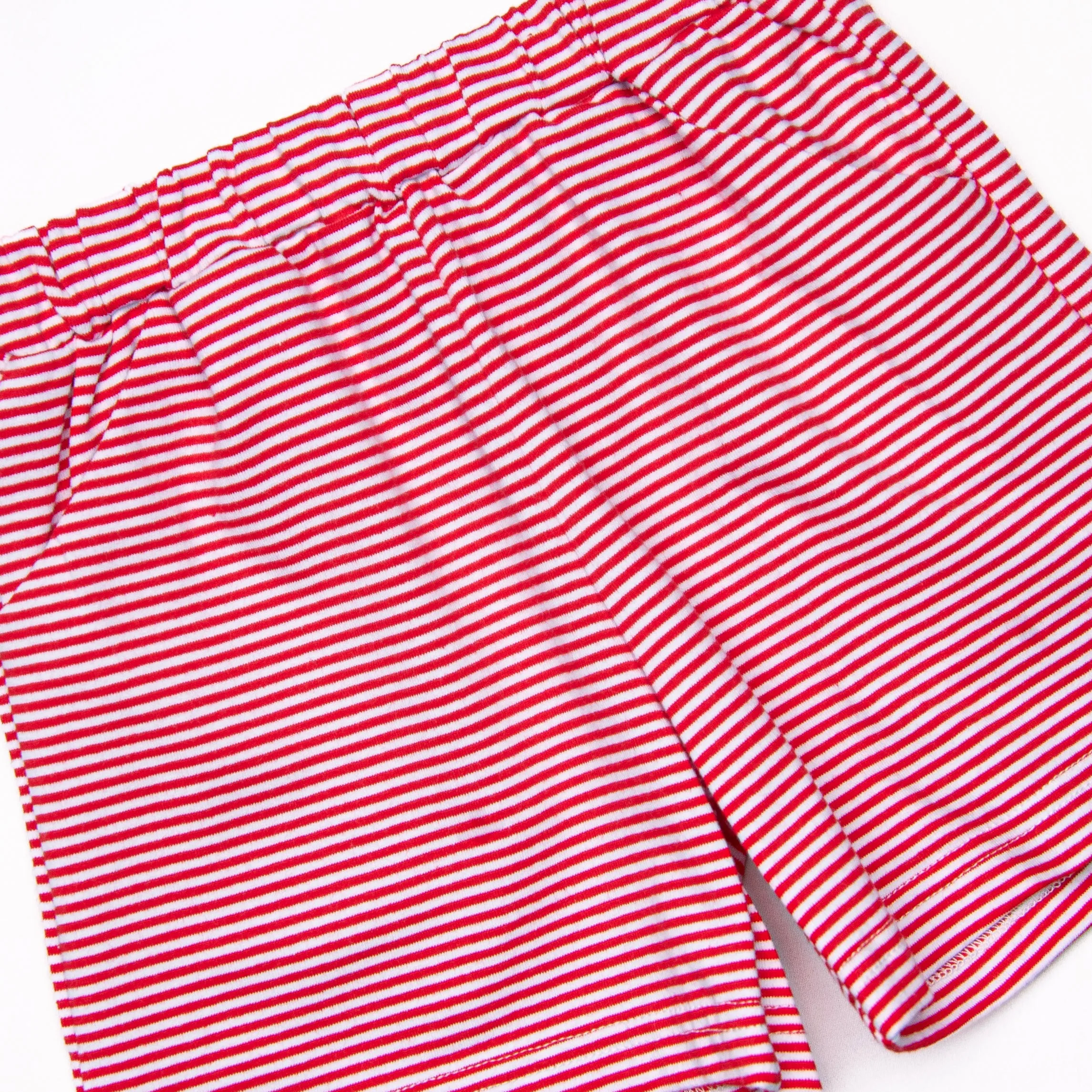 Sail's Up Applique Short Set, Red