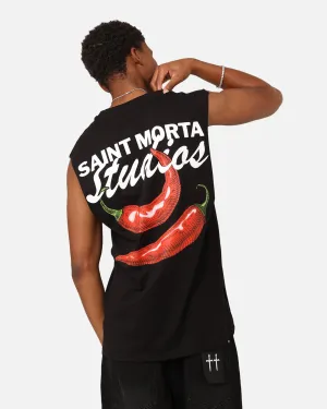 Saint Morta Chilli Fusion Muscle T-Shirt Black