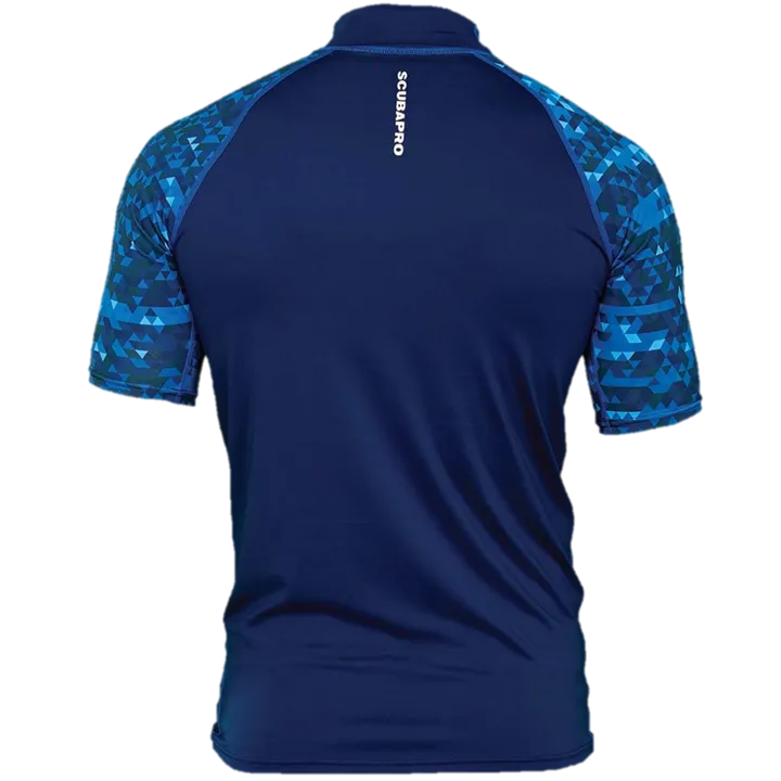 ScubaPro Aegean Rash Guard Mens, Short Sleeve (UPF50)