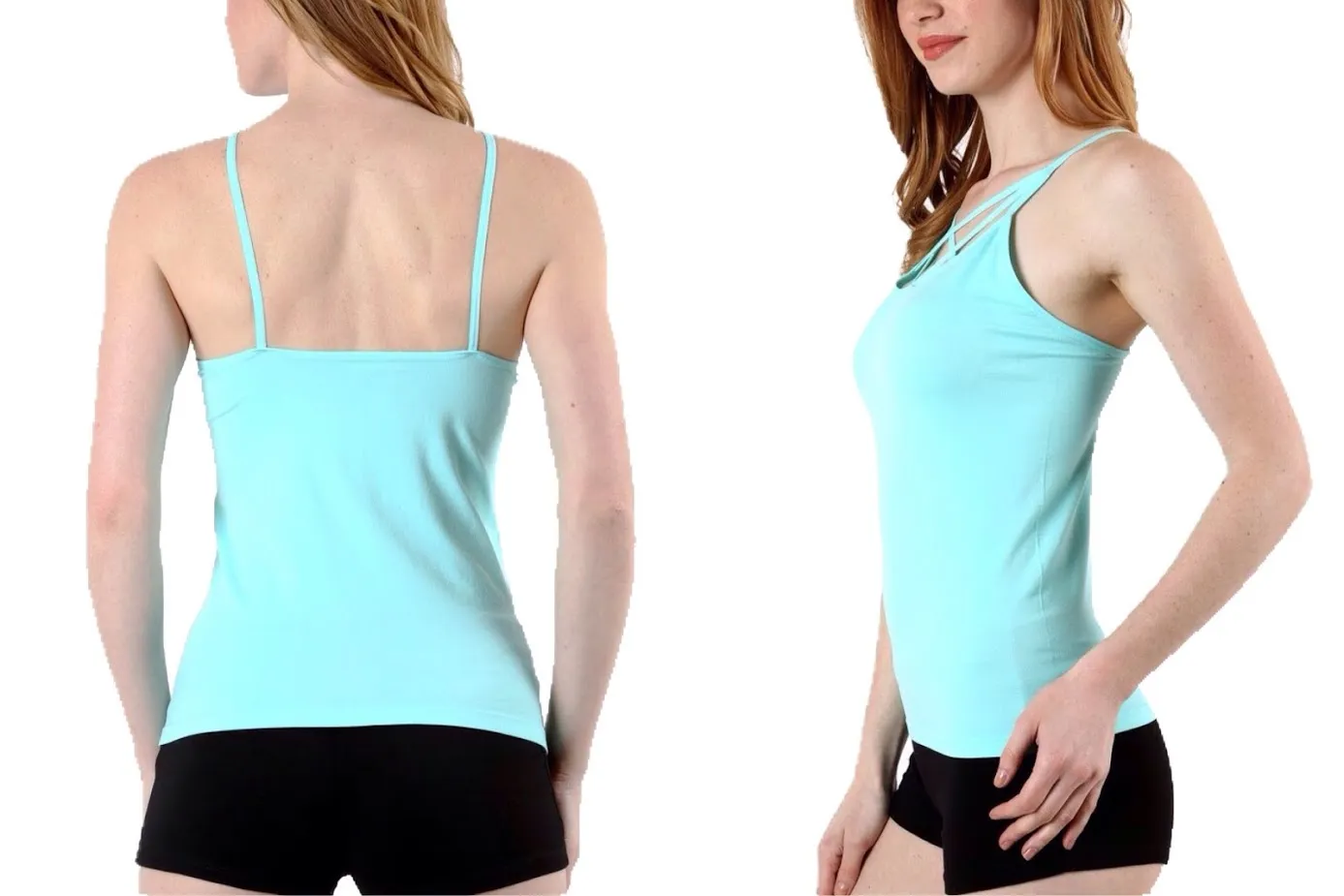 Seamless Criss Cross Caging Cami Tank