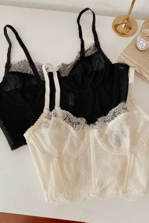Self Love Lace Bralette - Off white