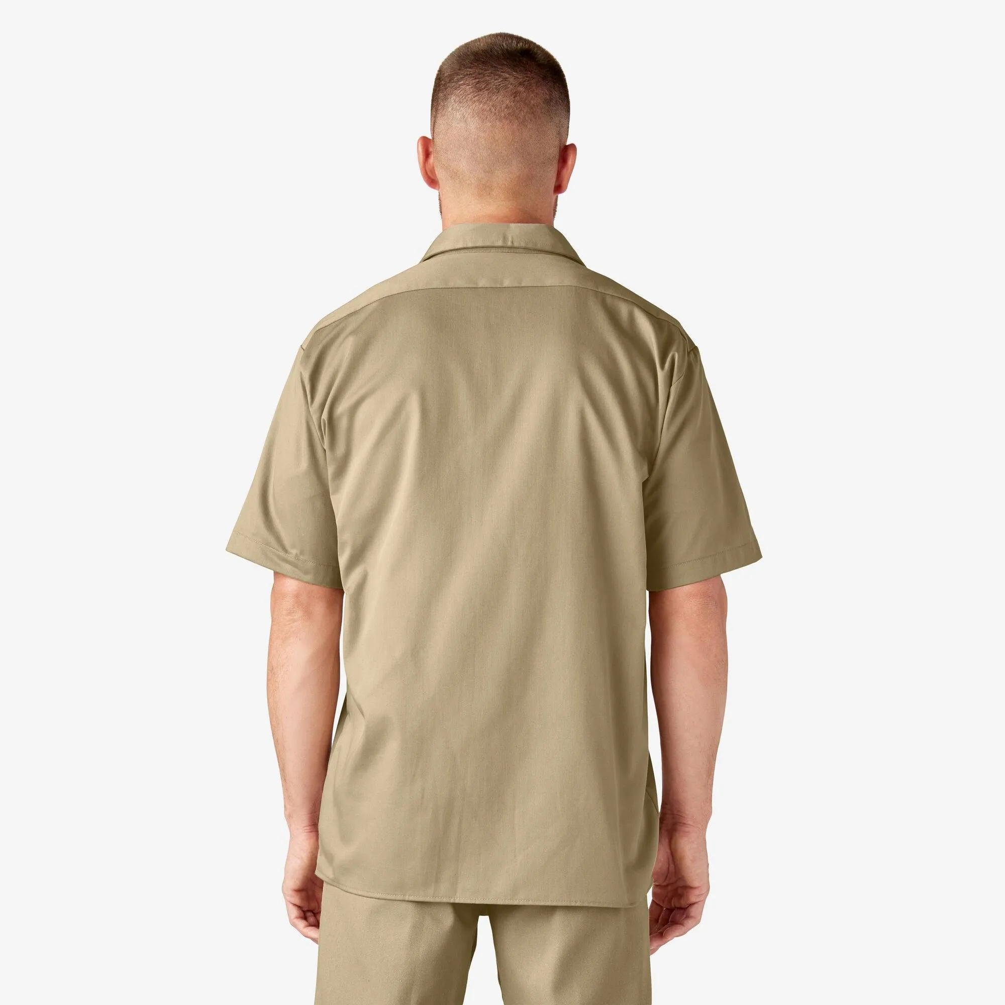 Short Sleeve Work Shirt, Khaki