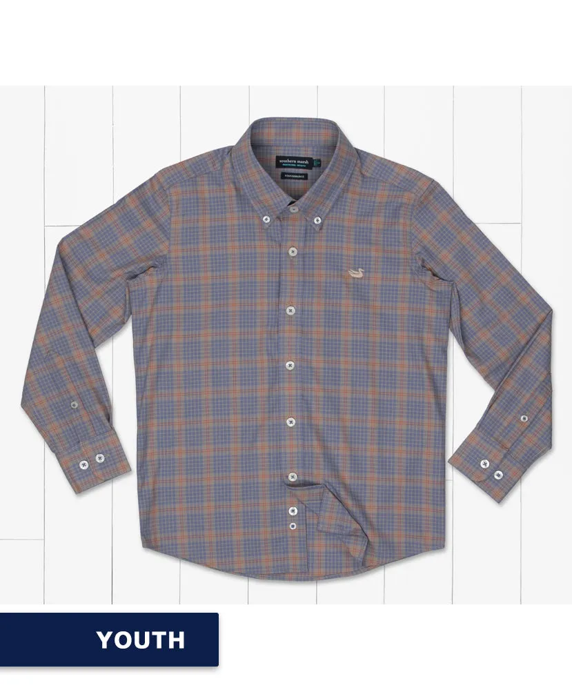 Southern Marsh-Youth Calabash Performance Dress Shirt