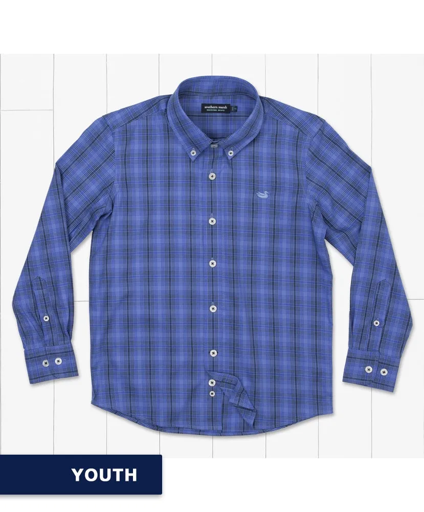 Southern Marsh-Youth Calabash Performance Dress Shirt