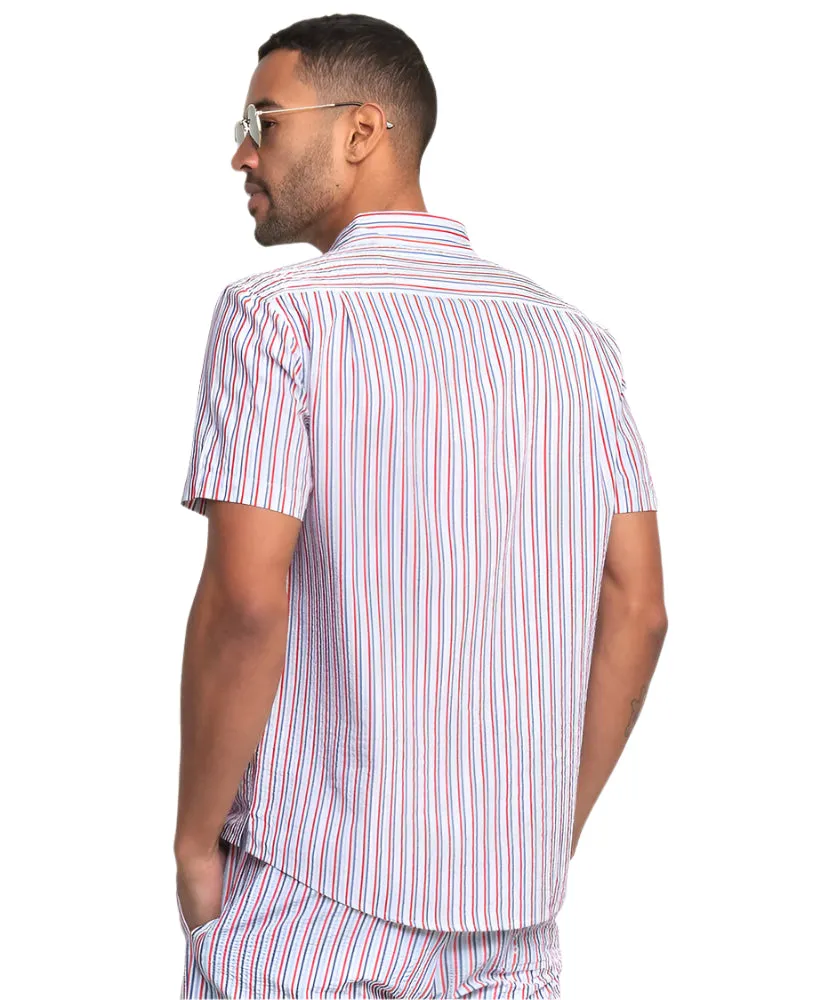 Southern Shirt Co - Clubhouse Seersucker Baja Shirt