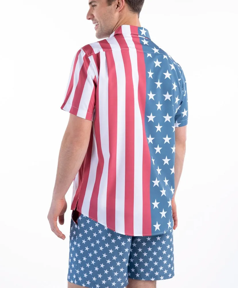 Southern Shirt Co - Stars And Stripes Baja Shirt
